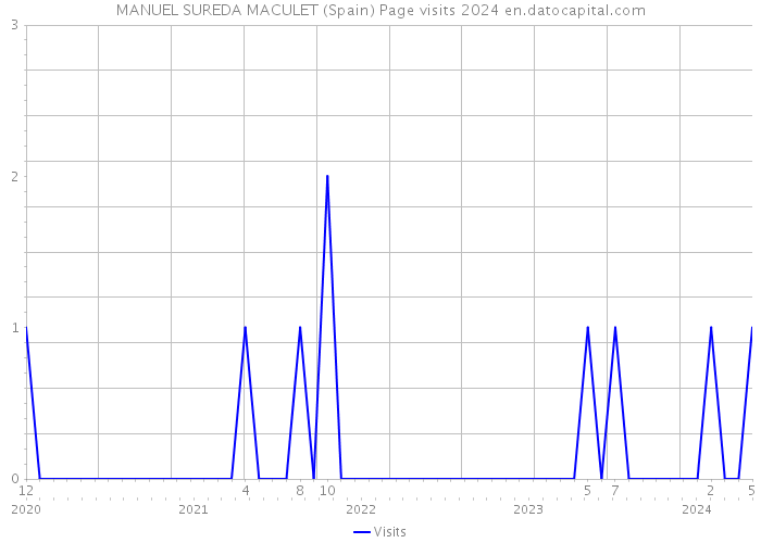 MANUEL SUREDA MACULET (Spain) Page visits 2024 