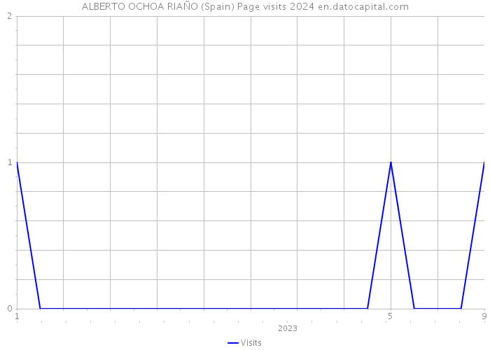 ALBERTO OCHOA RIAÑO (Spain) Page visits 2024 