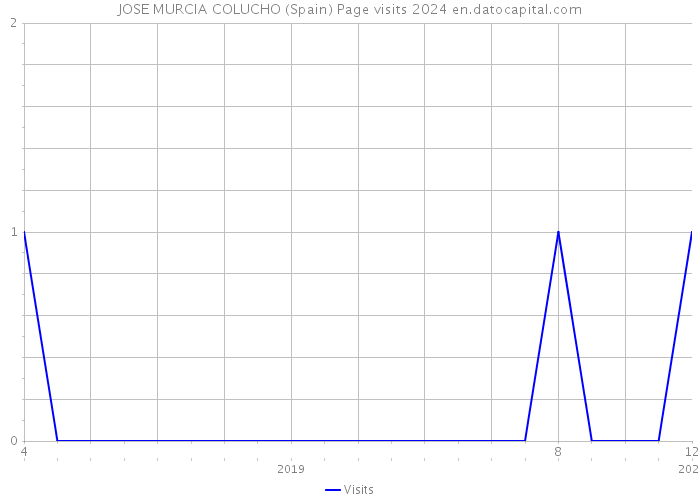 JOSE MURCIA COLUCHO (Spain) Page visits 2024 