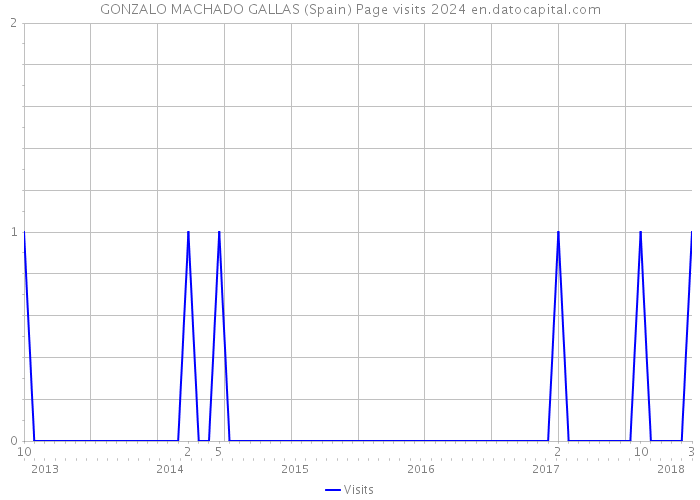 GONZALO MACHADO GALLAS (Spain) Page visits 2024 