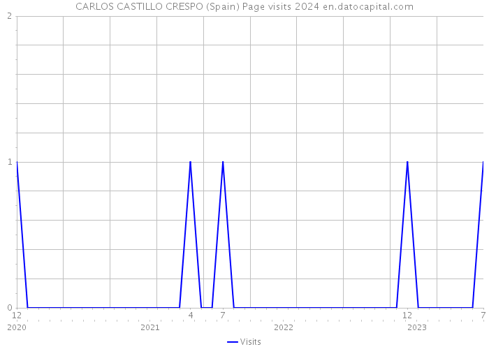 CARLOS CASTILLO CRESPO (Spain) Page visits 2024 