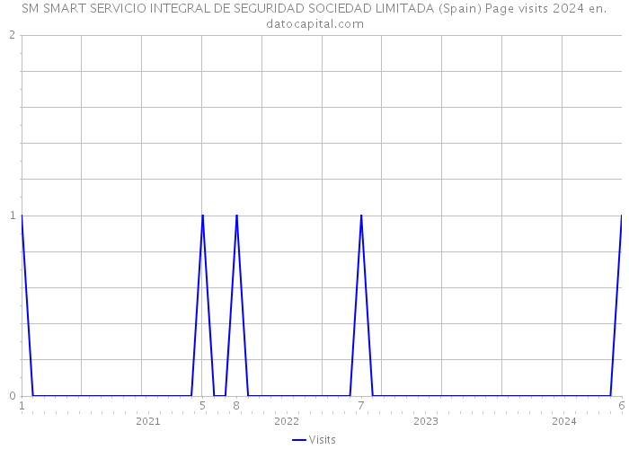 SM SMART SERVICIO INTEGRAL DE SEGURIDAD SOCIEDAD LIMITADA (Spain) Page visits 2024 