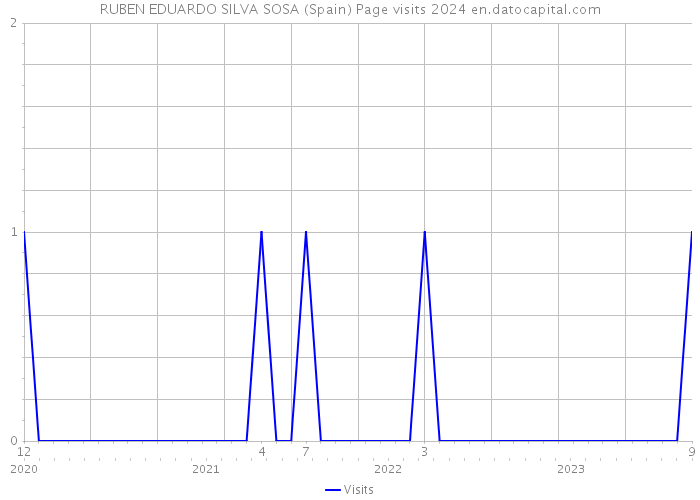 RUBEN EDUARDO SILVA SOSA (Spain) Page visits 2024 