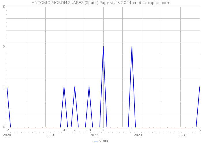 ANTONIO MORON SUAREZ (Spain) Page visits 2024 