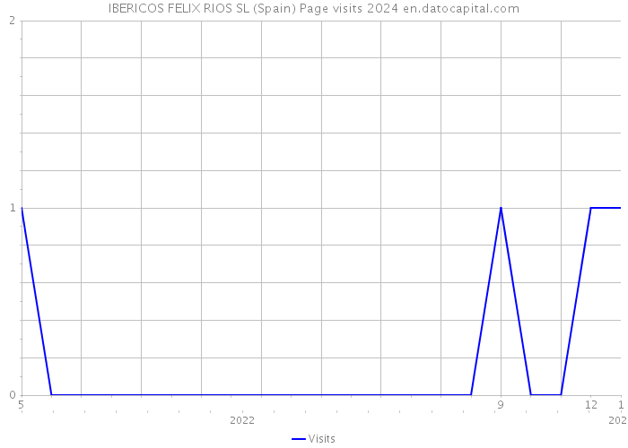 IBERICOS FELIX RIOS SL (Spain) Page visits 2024 