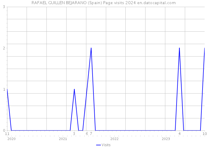 RAFAEL GUILLEN BEJARANO (Spain) Page visits 2024 