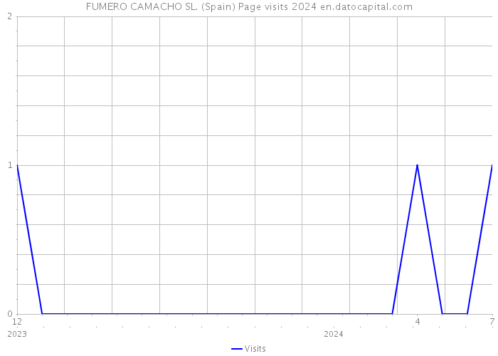 FUMERO CAMACHO SL. (Spain) Page visits 2024 