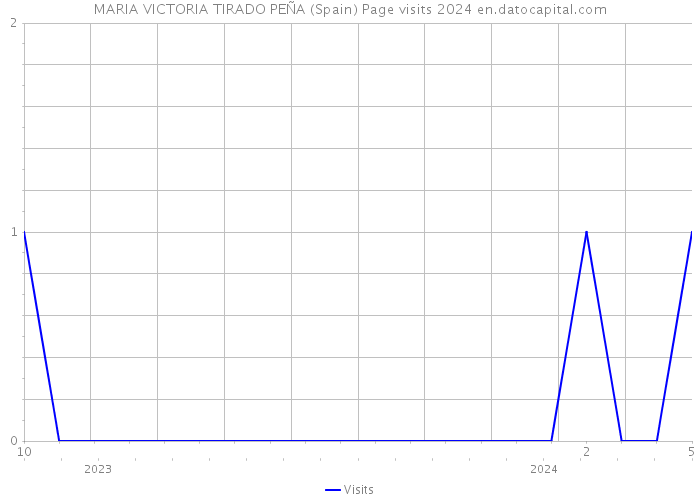 MARIA VICTORIA TIRADO PEÑA (Spain) Page visits 2024 