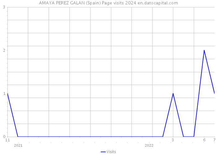 AMAYA PEREZ GALAN (Spain) Page visits 2024 