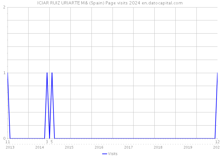 ICIAR RUIZ URIARTE M& (Spain) Page visits 2024 