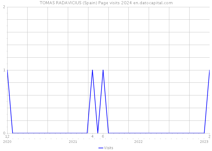TOMAS RADAVICIUS (Spain) Page visits 2024 