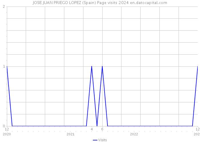 JOSE JUAN PRIEGO LOPEZ (Spain) Page visits 2024 
