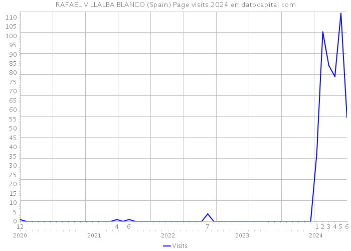 RAFAEL VILLALBA BLANCO (Spain) Page visits 2024 