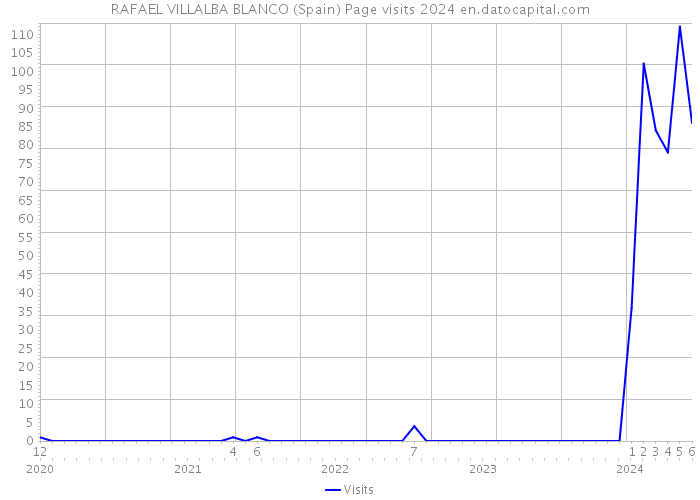 RAFAEL VILLALBA BLANCO (Spain) Page visits 2024 