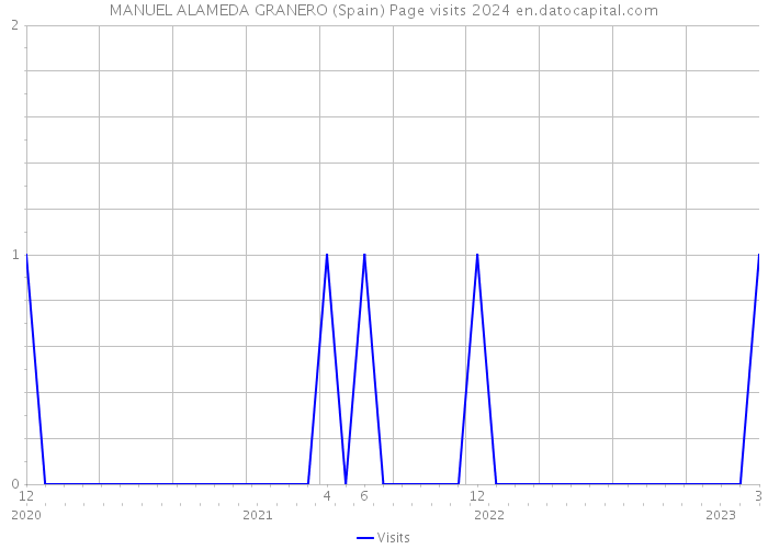 MANUEL ALAMEDA GRANERO (Spain) Page visits 2024 