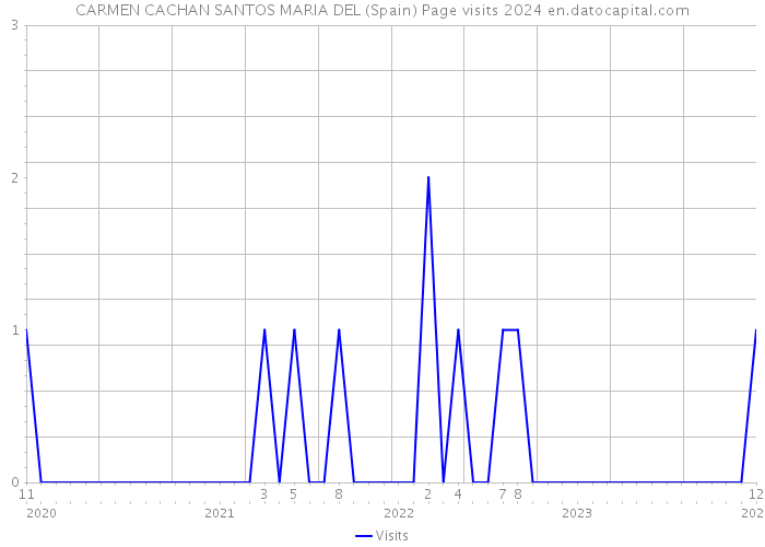 CARMEN CACHAN SANTOS MARIA DEL (Spain) Page visits 2024 
