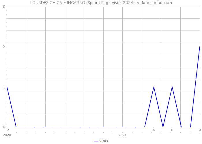 LOURDES CHICA MINGARRO (Spain) Page visits 2024 