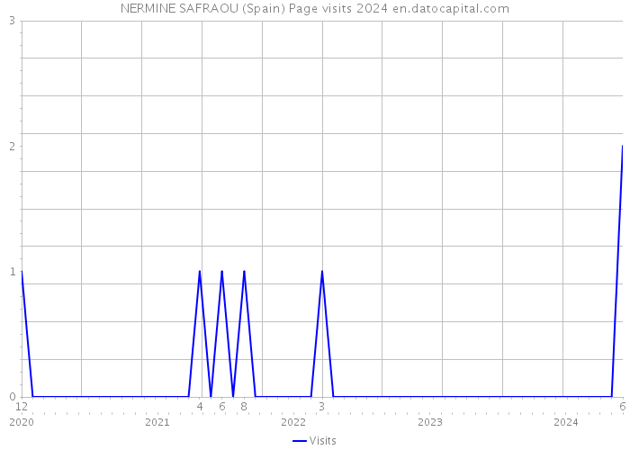 NERMINE SAFRAOU (Spain) Page visits 2024 