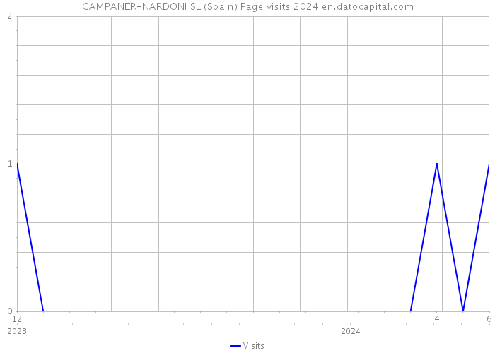 CAMPANER-NARDONI SL (Spain) Page visits 2024 