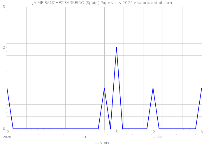JAIME SANCHEZ BARREIRO (Spain) Page visits 2024 