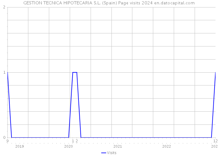 GESTION TECNICA HIPOTECARIA S.L. (Spain) Page visits 2024 