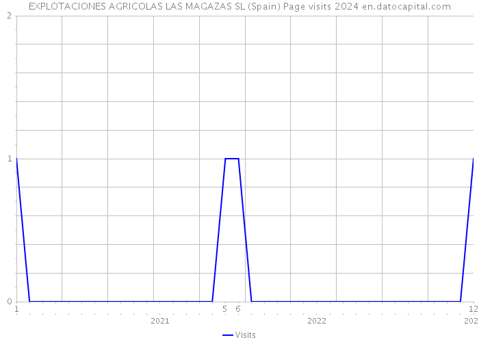 EXPLOTACIONES AGRICOLAS LAS MAGAZAS SL (Spain) Page visits 2024 