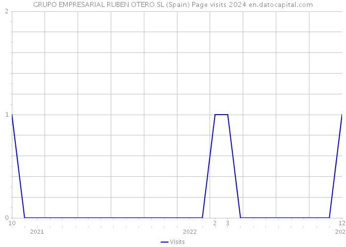 GRUPO EMPRESARIAL RUBEN OTERO SL (Spain) Page visits 2024 