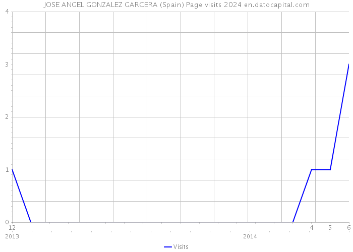 JOSE ANGEL GONZALEZ GARCERA (Spain) Page visits 2024 