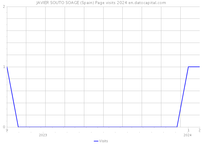 JAVIER SOUTO SOAGE (Spain) Page visits 2024 