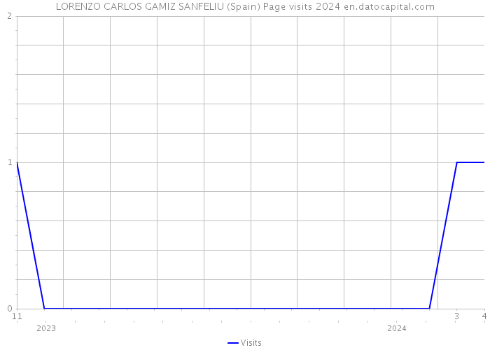 LORENZO CARLOS GAMIZ SANFELIU (Spain) Page visits 2024 