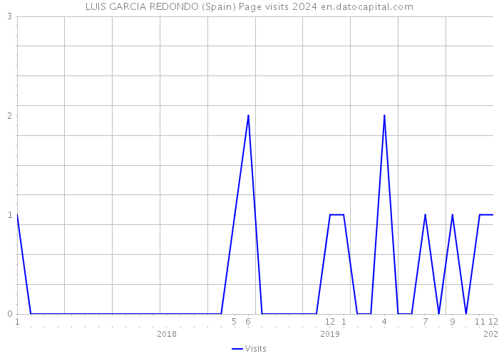 LUIS GARCIA REDONDO (Spain) Page visits 2024 