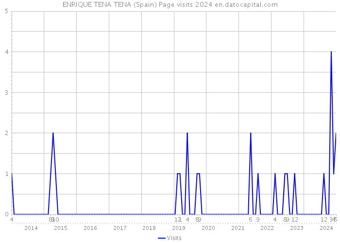ENRIQUE TENA TENA (Spain) Page visits 2024 