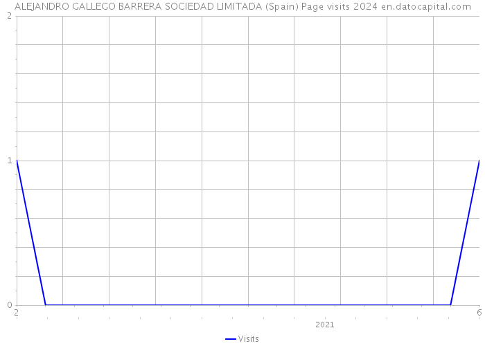 ALEJANDRO GALLEGO BARRERA SOCIEDAD LIMITADA (Spain) Page visits 2024 