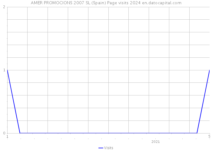 AMER PROMOCIONS 2007 SL (Spain) Page visits 2024 