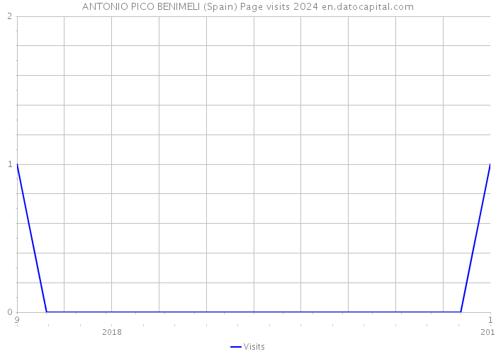 ANTONIO PICO BENIMELI (Spain) Page visits 2024 