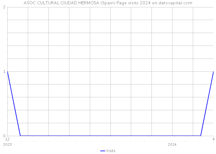 ASOC CULTURAL CIUDAD HERMOSA (Spain) Page visits 2024 