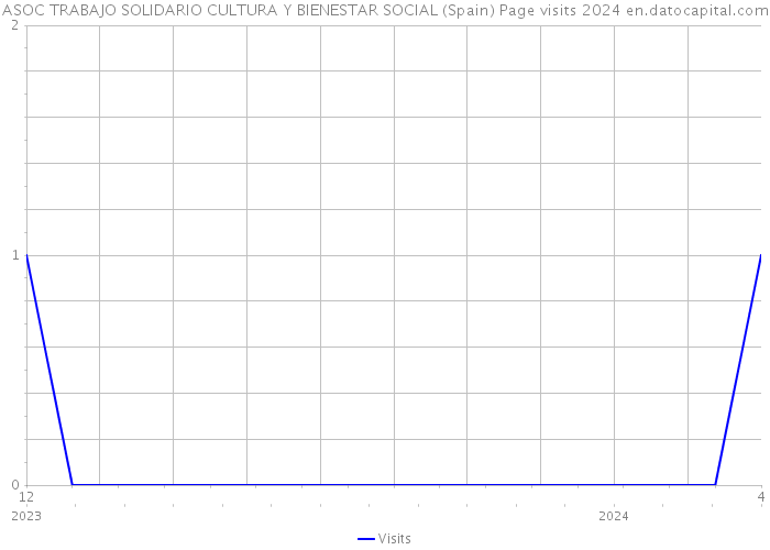 ASOC TRABAJO SOLIDARIO CULTURA Y BIENESTAR SOCIAL (Spain) Page visits 2024 