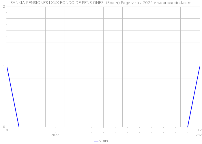 BANKIA PENSIONES LXXX FONDO DE PENSIONES. (Spain) Page visits 2024 