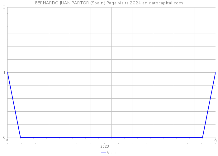 BERNARDO JUAN PARTOR (Spain) Page visits 2024 