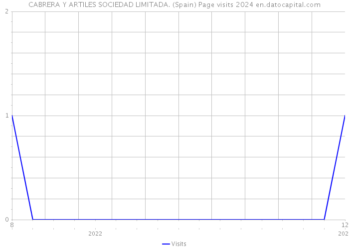 CABRERA Y ARTILES SOCIEDAD LIMITADA. (Spain) Page visits 2024 