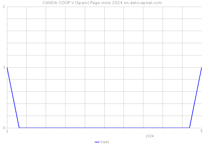 CANOA COOP V (Spain) Page visits 2024 