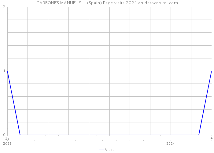 CARBONES MANUEL S.L. (Spain) Page visits 2024 