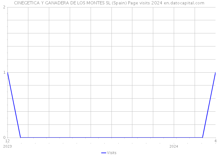CINEGETICA Y GANADERA DE LOS MONTES SL (Spain) Page visits 2024 