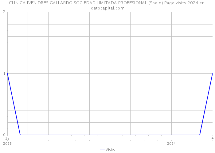 CLINICA IVEN DRES GALLARDO SOCIEDAD LIMITADA PROFESIONAL (Spain) Page visits 2024 