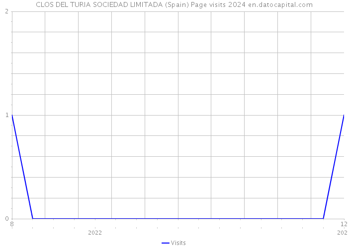 CLOS DEL TURIA SOCIEDAD LIMITADA (Spain) Page visits 2024 