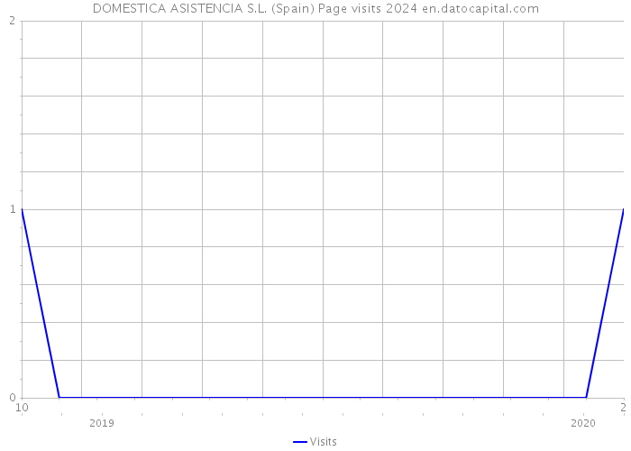 DOMESTICA ASISTENCIA S.L. (Spain) Page visits 2024 