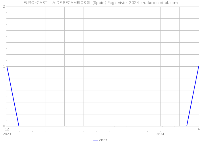 EURO-CASTILLA DE RECAMBIOS SL (Spain) Page visits 2024 