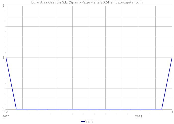 Euro Aria Gestion S.L. (Spain) Page visits 2024 