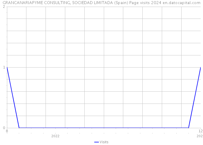 GRANCANARIAPYME CONSULTING, SOCIEDAD LIMITADA (Spain) Page visits 2024 