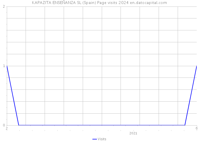 KAPAZITA ENSEÑANZA SL (Spain) Page visits 2024 